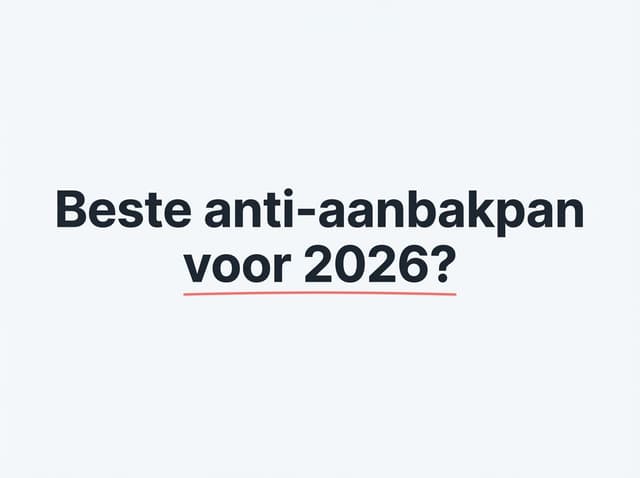 Beste Antiaanbakpan 2026: Vijf Kandidaten